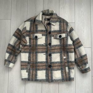 Zara Plaid Flannel Shackef